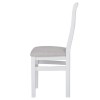 Foxstone Cross Back Chair Fabric Seat