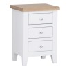 Foxstone Large 3 Drw Bedside Cabinet