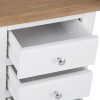 Foxstone Large 3 Drw Bedside Cabinet