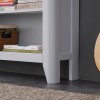 Grey Painted Console Table with Oak