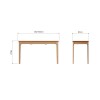 Stanhope Butterfly Extending Table 120-160