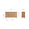Stanhope 4 Door Sideboard