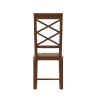 Stanhope Double Cross Back Chair with Fabric Seat