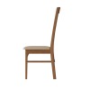 Stanhope Slat Back Chair Fabric Seat