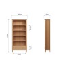Stanhope Bookcase Tall Fixed Shelves