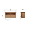 Stanhope Entertainment Medium TV Unit with 2 Drawers