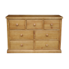 York Pine Bedroom Chest 3 over 4 Drawer