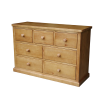 York Pine Bedroom Chest 3 over 4 Drawer