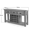 Haden Sideboard with Wine Rack