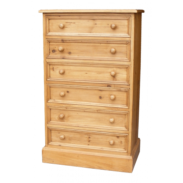 Reclaimed Bedroom Chest of 6 Drawers